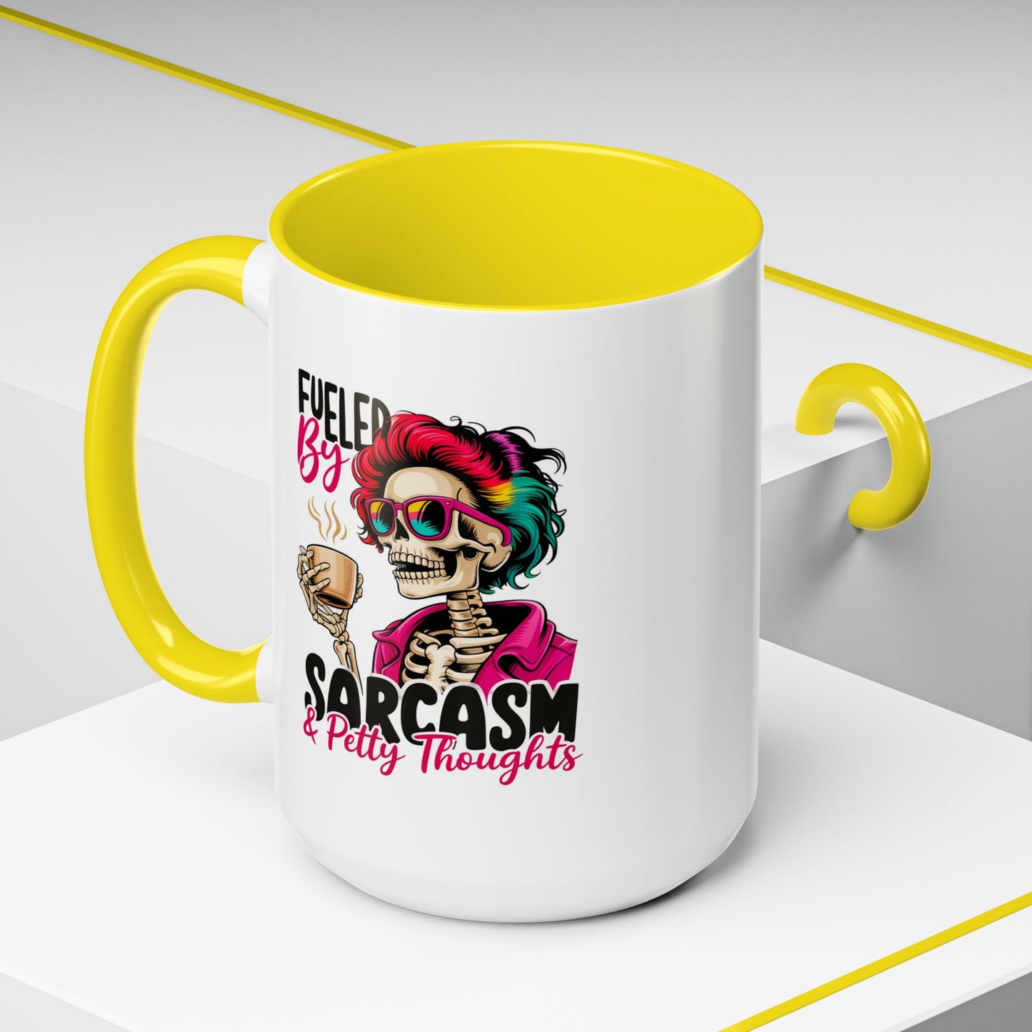 Humor Mug - Fueled by Sarcasm & Petty Thoughts