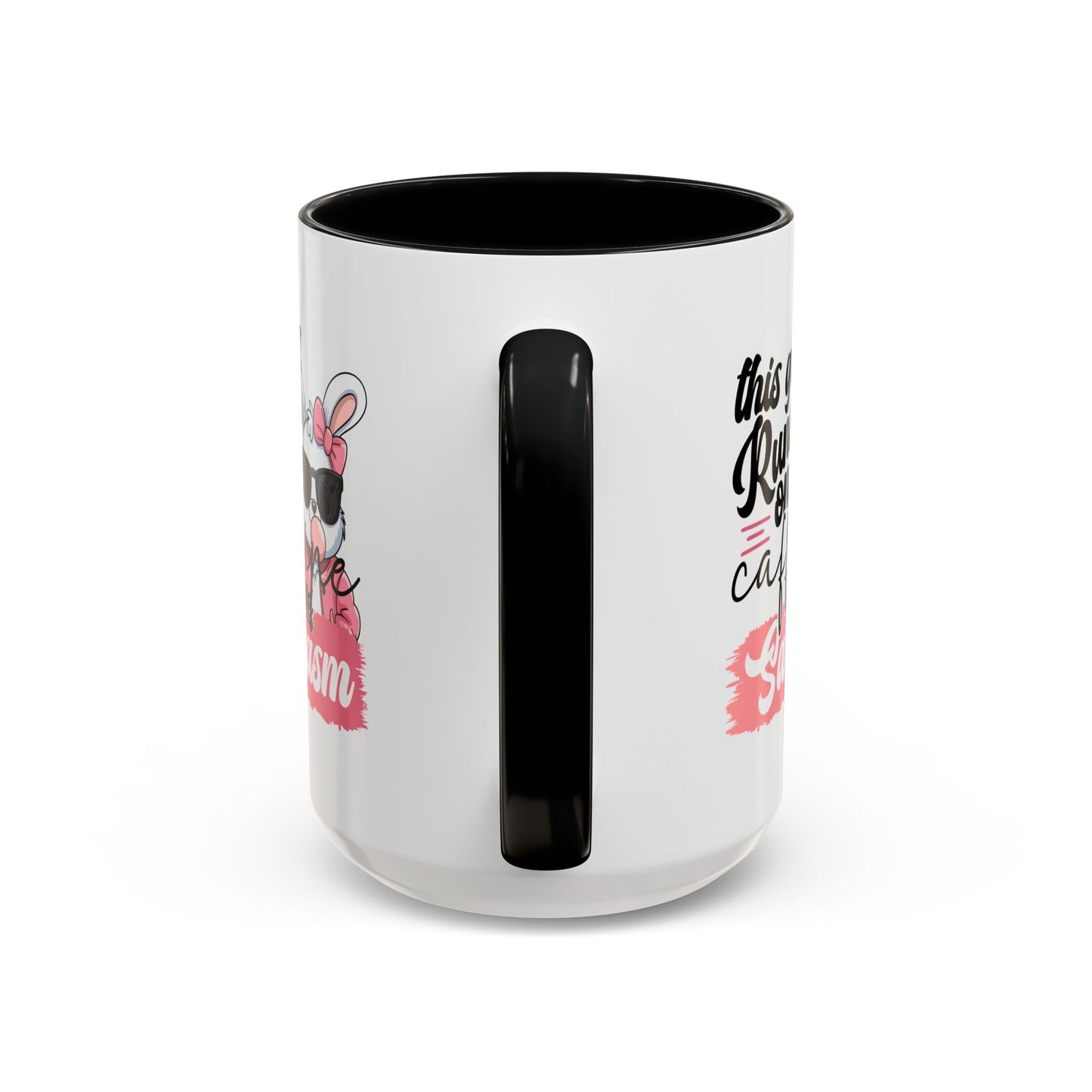 Humor Mug - This Girl Runs on Caffeine & Sarcasm