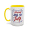 4th of July Mug - Happy Fourth of July Frames