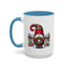 Christmas Mug - Gnome with Christmas Wreath