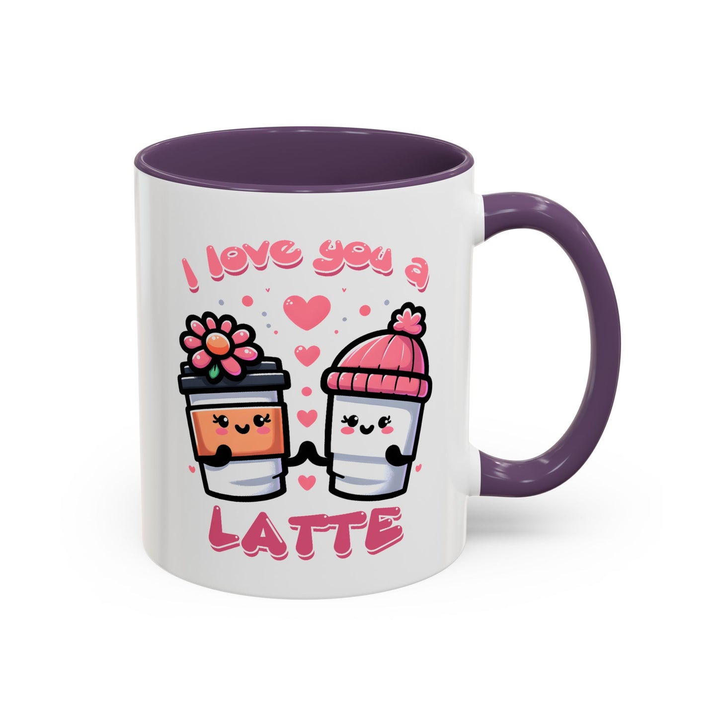 Valentine's Day Mug - I Love You A Latte Cute