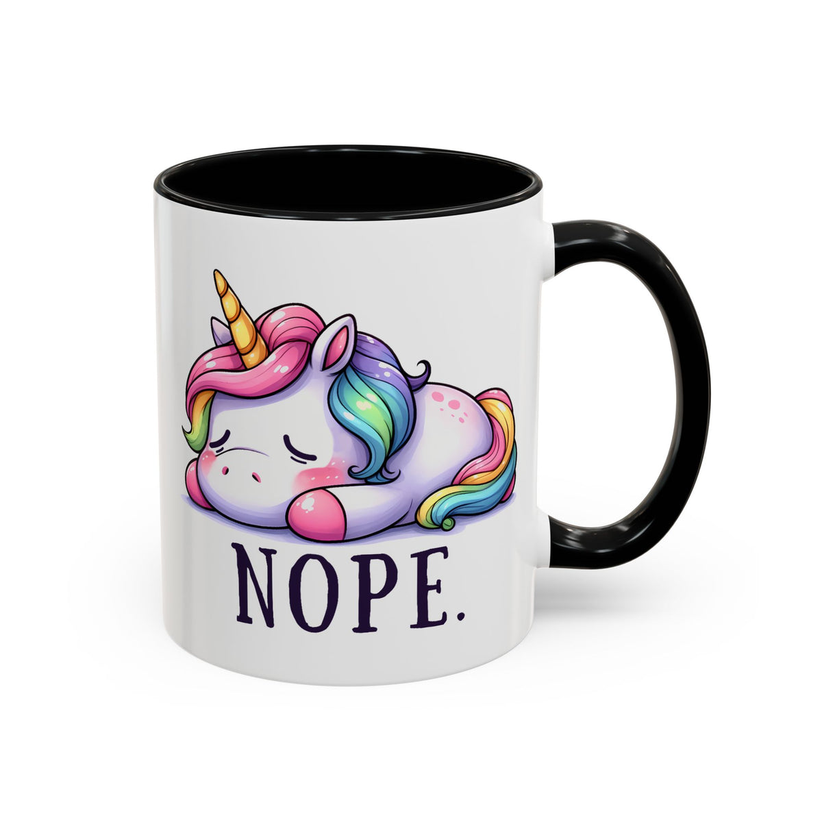 Humor Mug - Nope Unicorn
