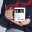 Adult Mug - There it is The I in Team