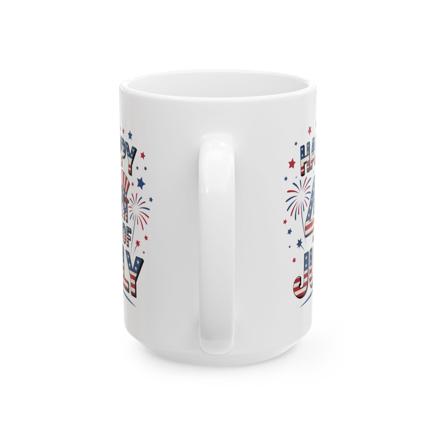 4th of July Mug - Happy 4th of July American Flag