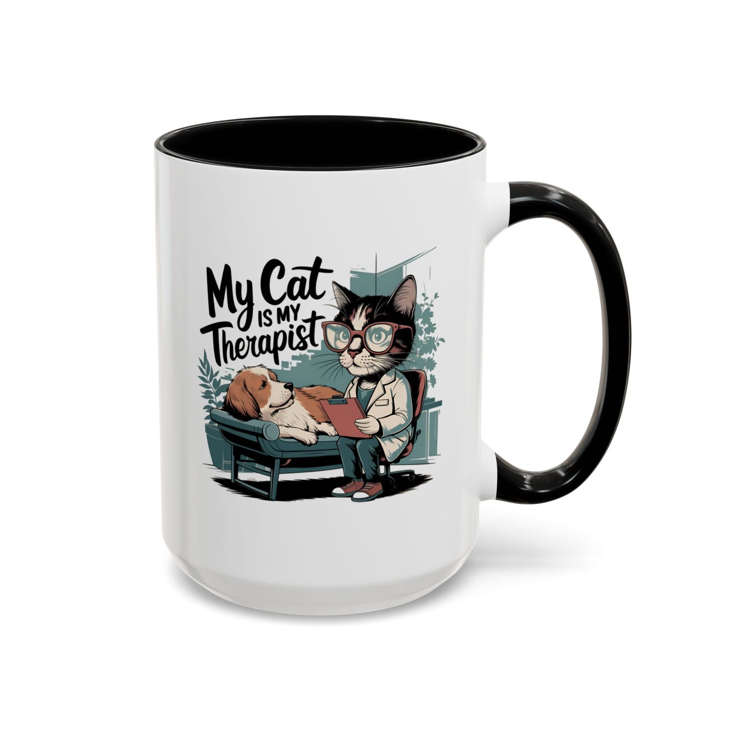 Animal Mug - My Cat Is My Therapist