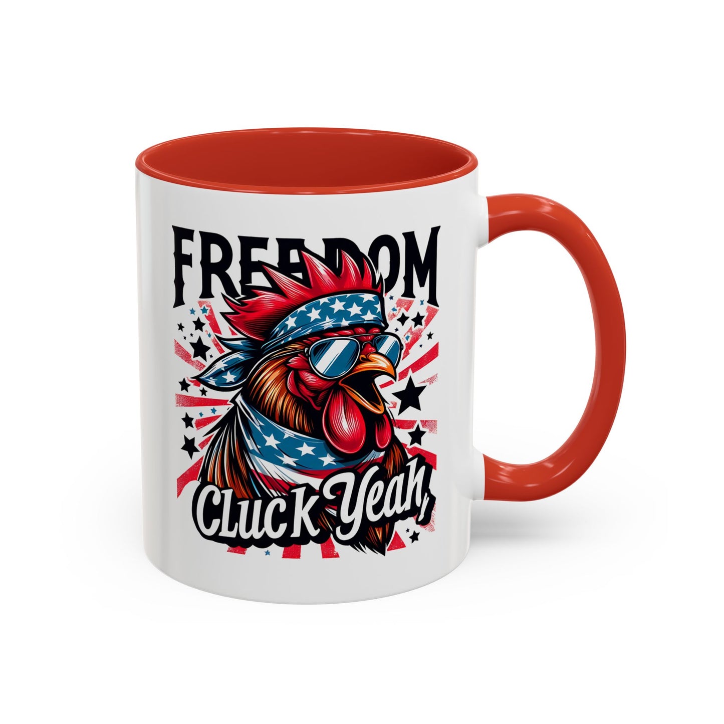 4th of July Mug - Freedom Cluck Yeah!