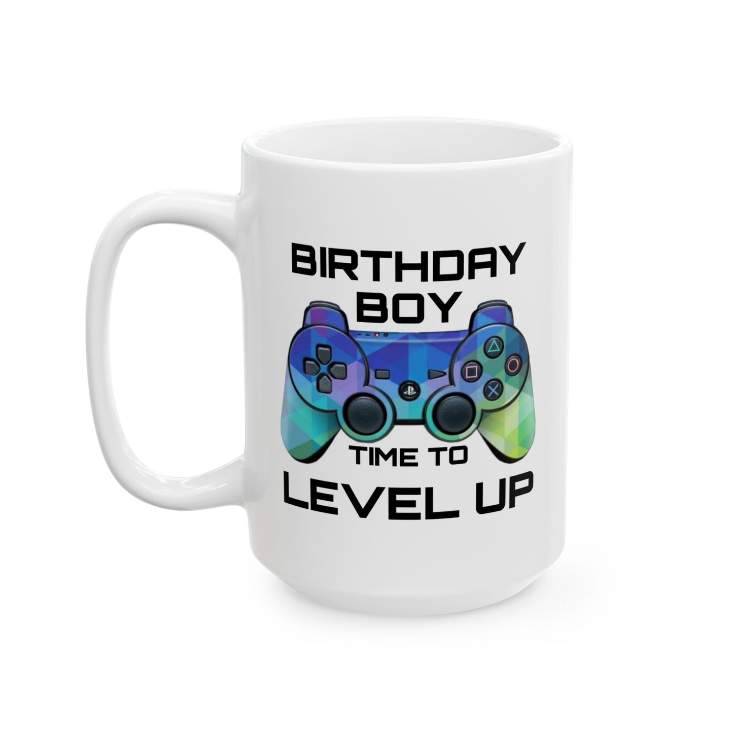 Birthday Mug - Birthday Boy Time to Level Up