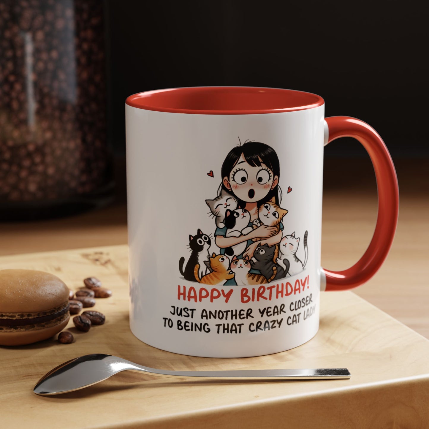 Birthday Mug - Crazy Cat Lady