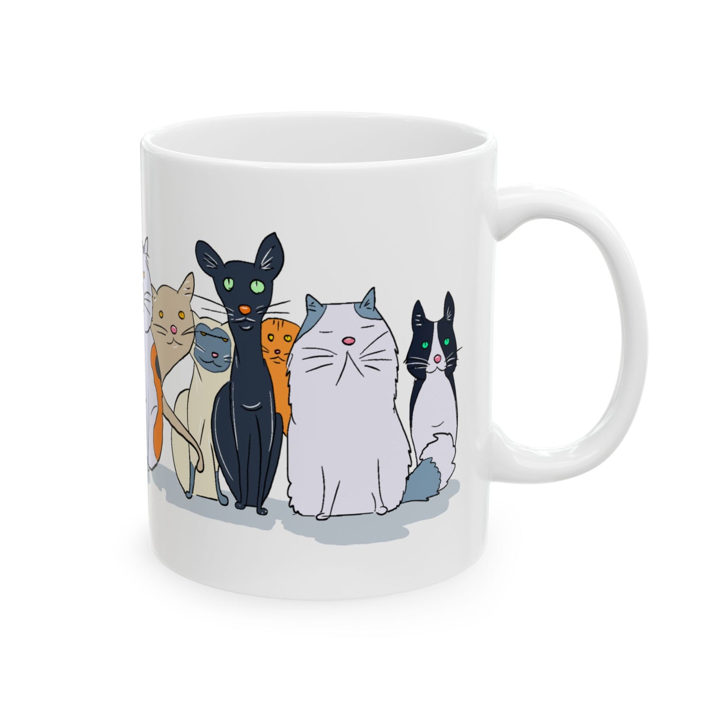 Animal Mug - Animated Cat Wrap