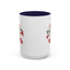 Christmas Mug - Red & Green Text Trumpet