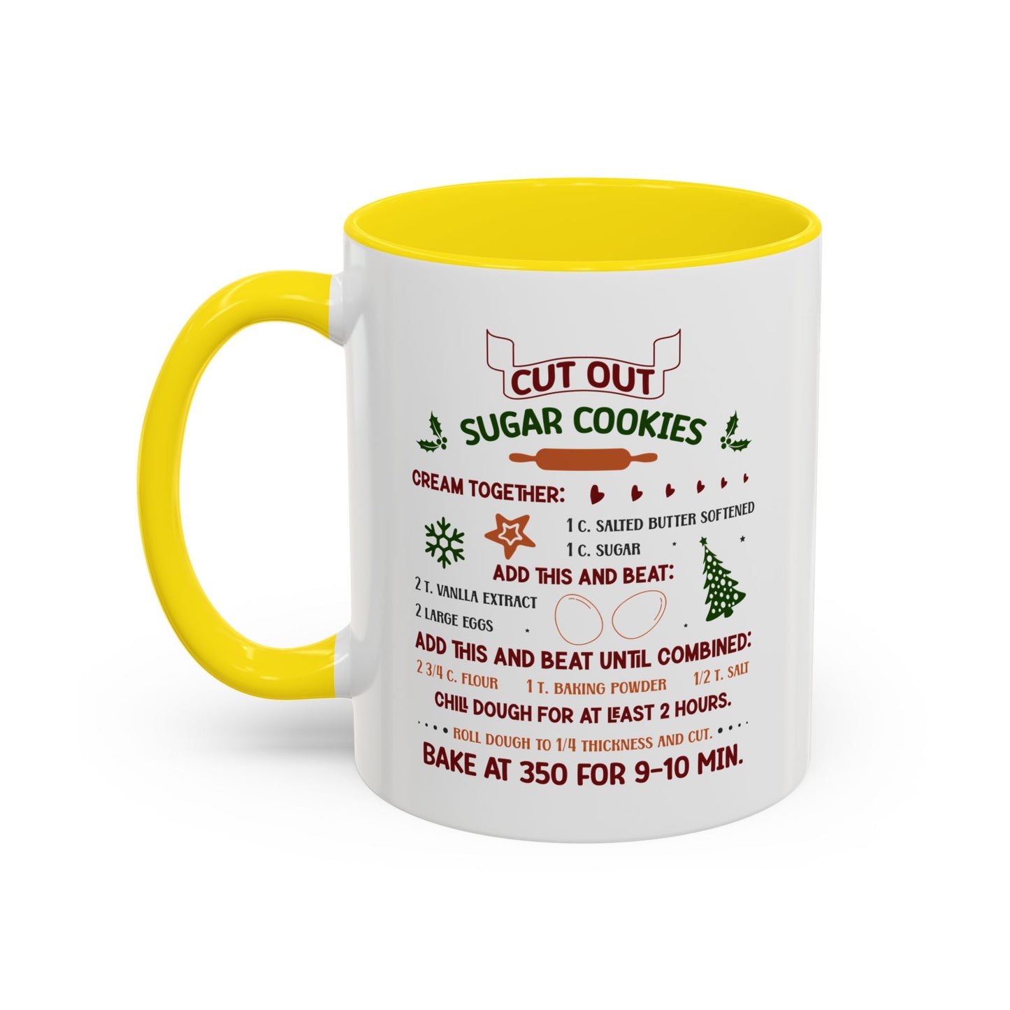 Christmas Mug - Cut Out Sugar Cookies Recipe
