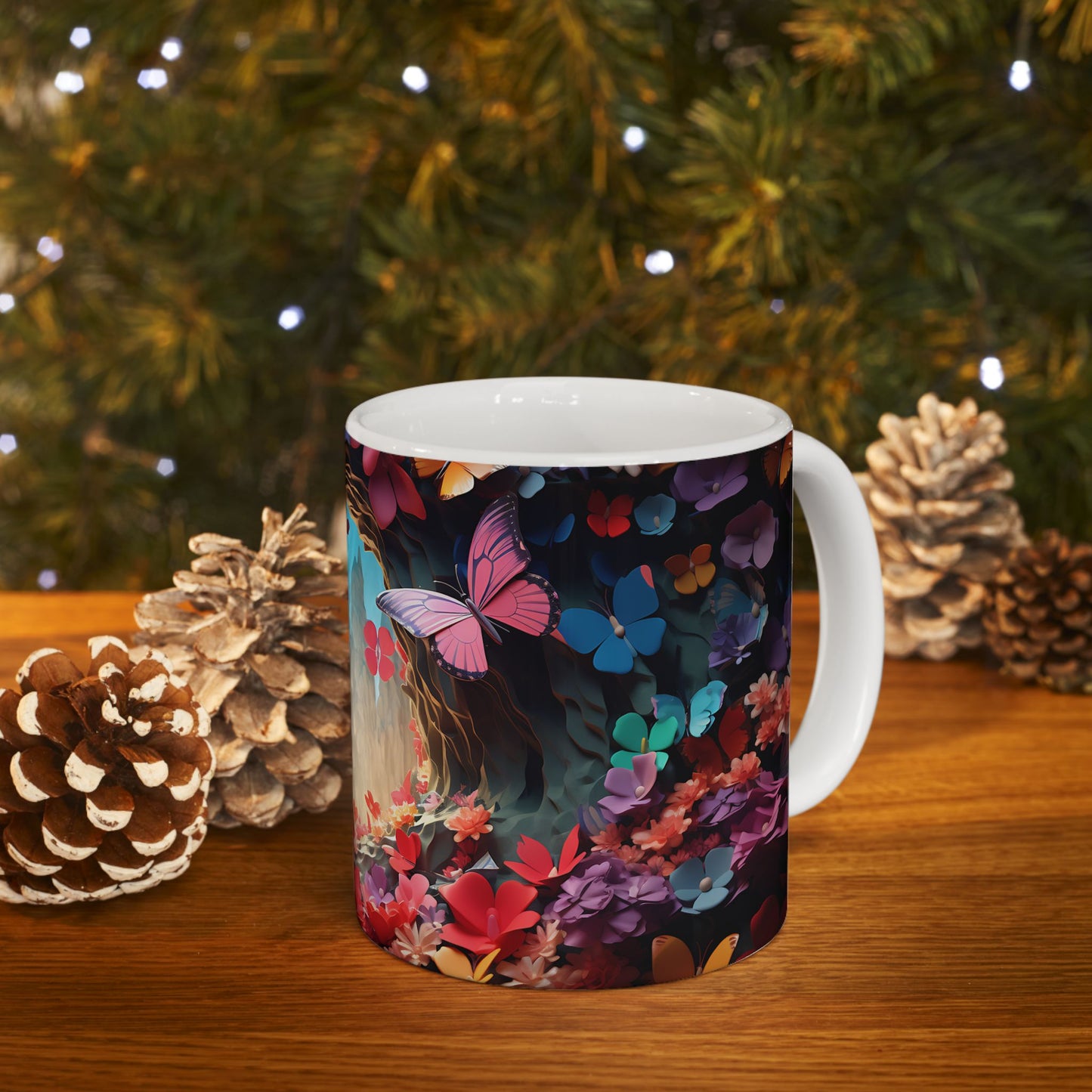 Artistic Mug - Colorful Butterflies 2