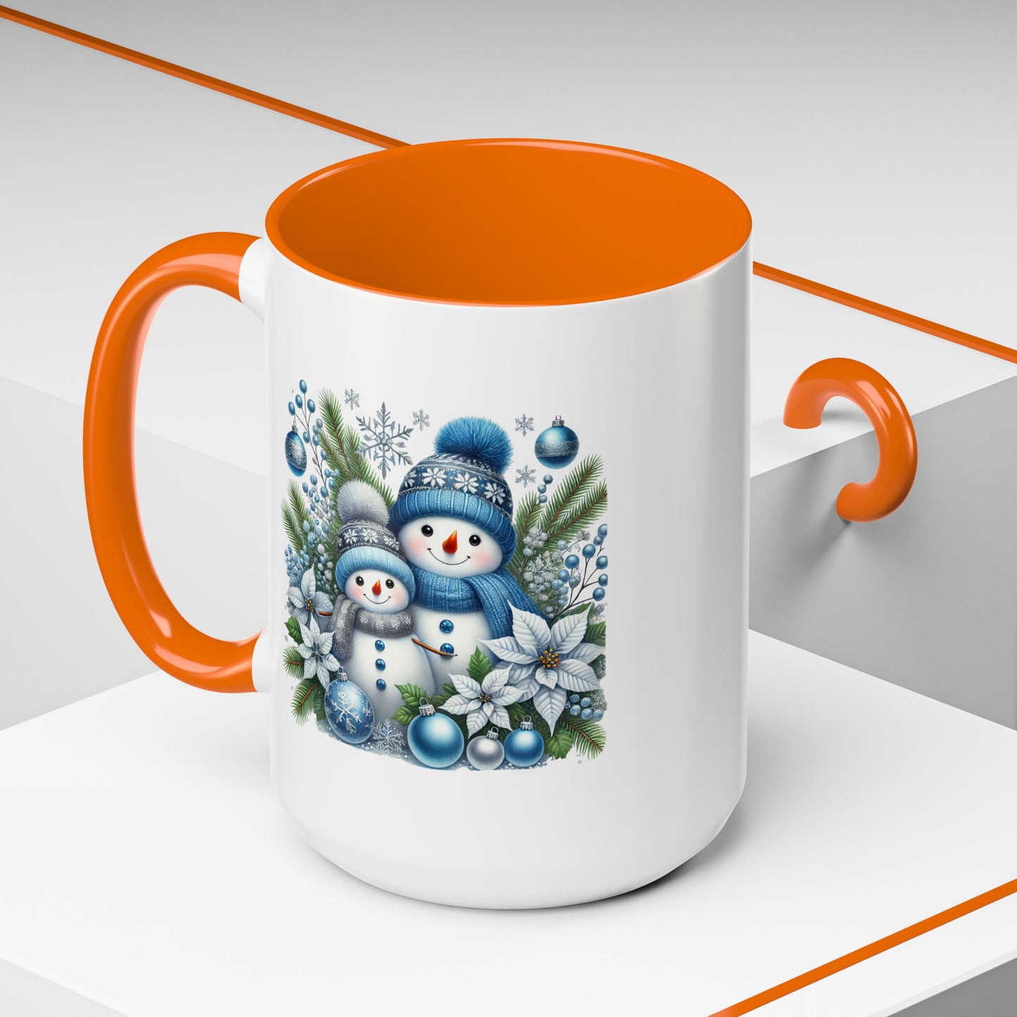 Christmas Mug - Blue Snowman Child