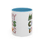 Christmas Mug - Merry Christmas Green Red & Gold Patterned Text