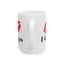 Anniversary Mug - I Love You Red Lips Kiss