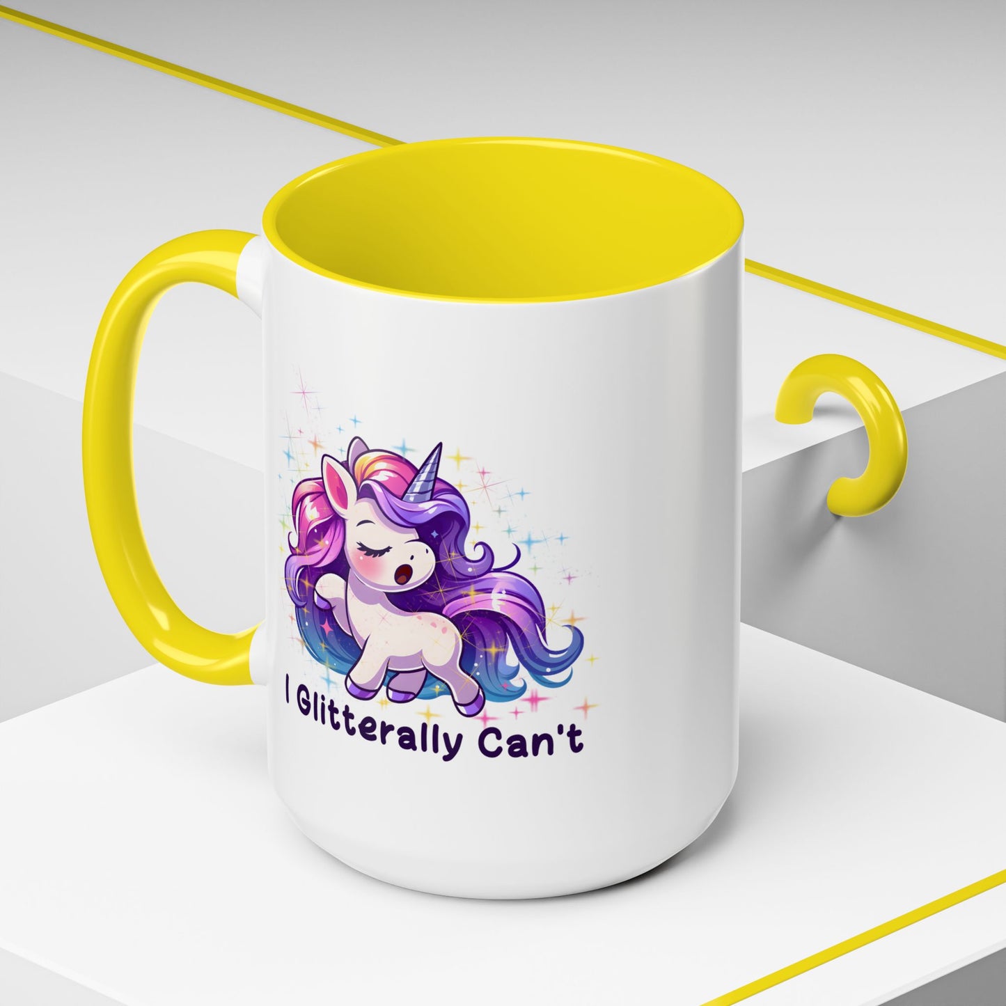 Humor Mug - I Glitterally Can't