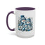 Christmas Mug - Blue Snowman Family