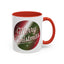 Christmas Mug - Merry Christmas White and Red Text Decoration