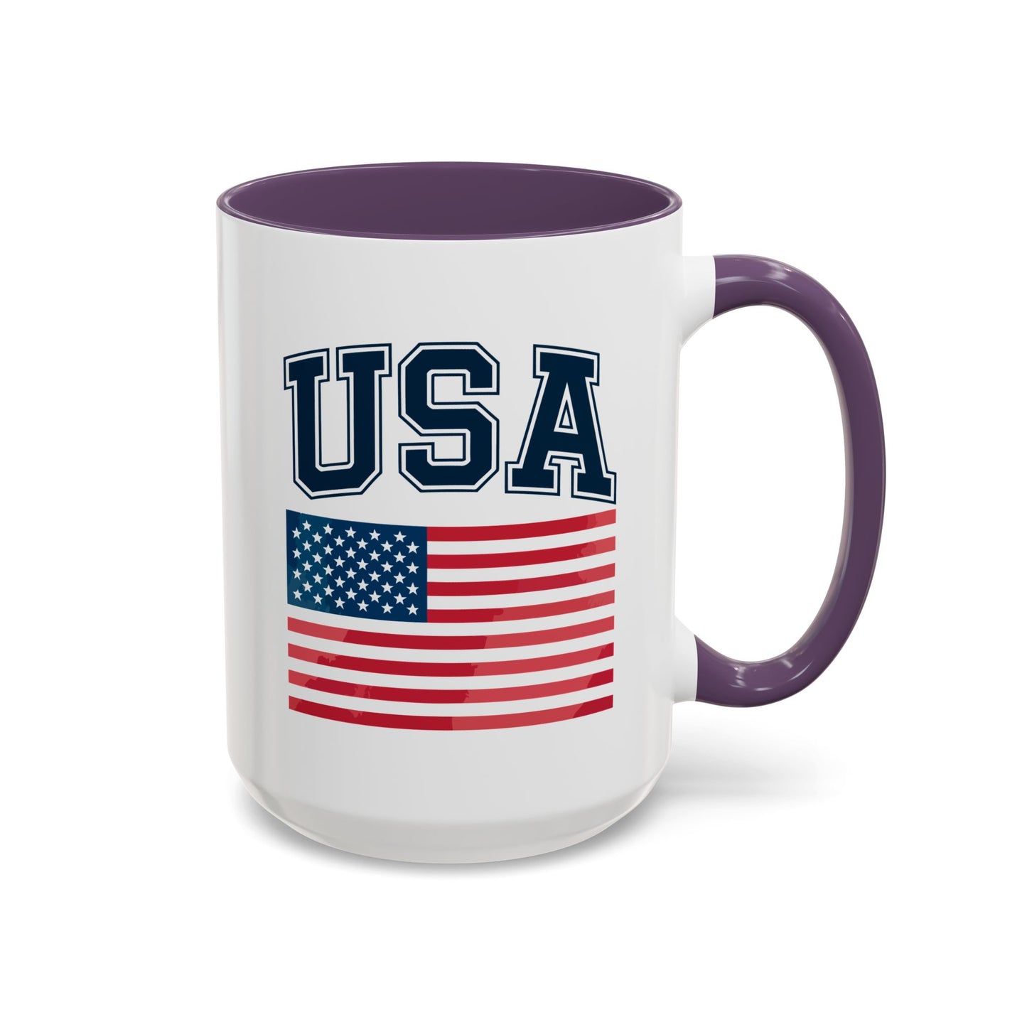 4th of July Mug - USA & Flag