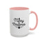Christmas Mug - Merry Christmas Black Text Tree Star Present