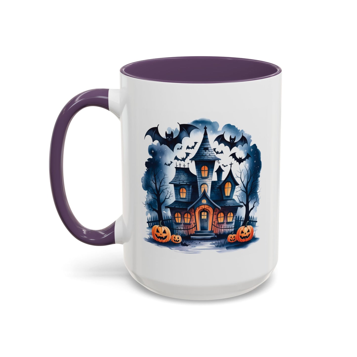 Halloween Mug - Bat Ghost House