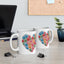 Animal Mug - Dog Paws Heart