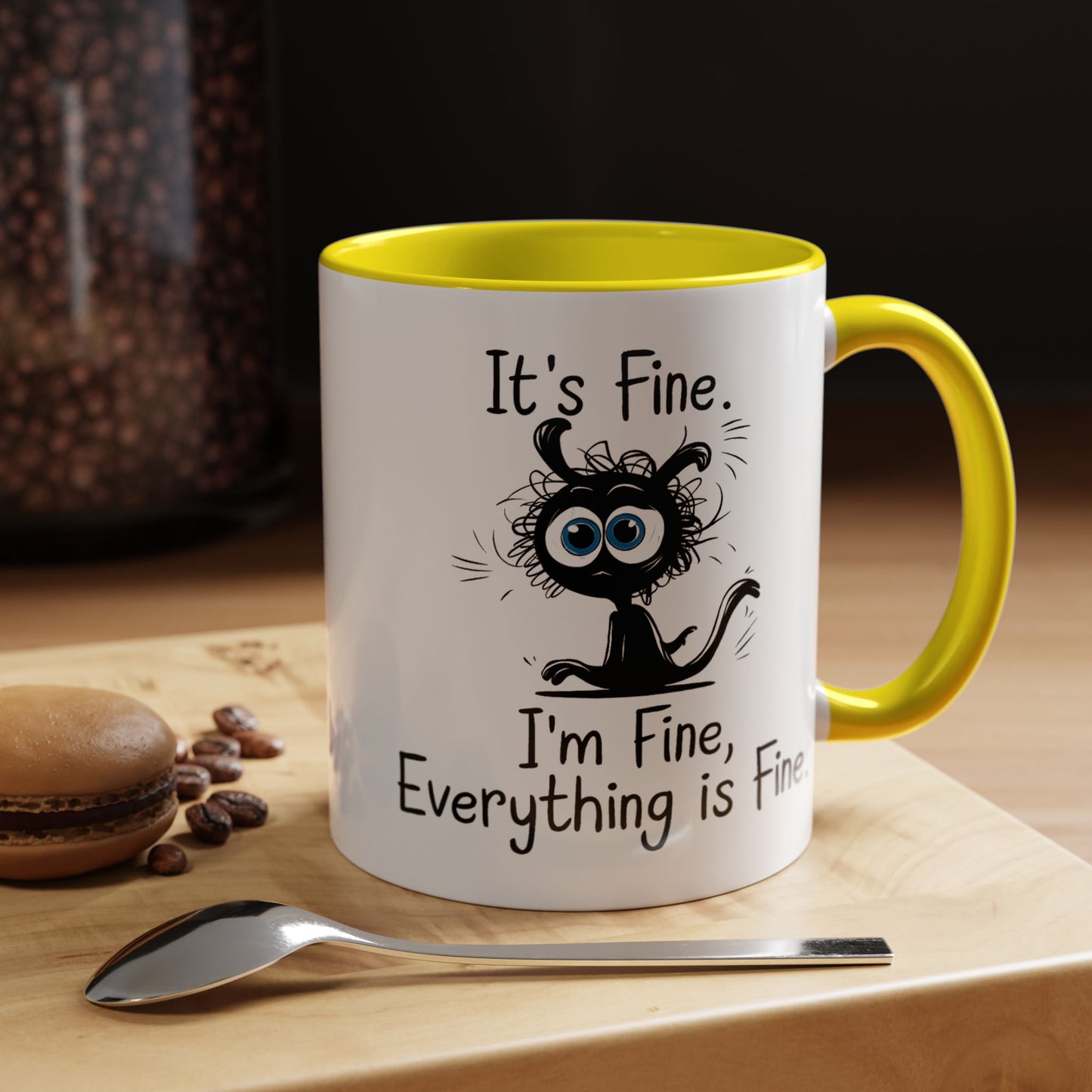 Animal Mug - It's Fine, It's Fine Everything Is Fine