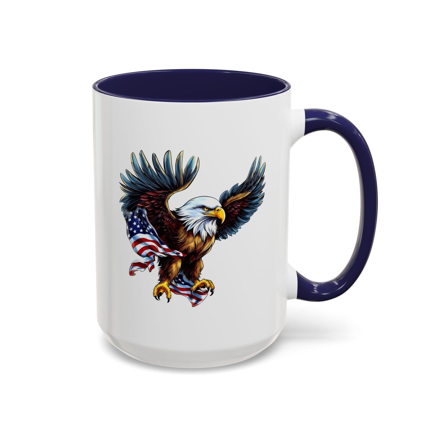 4th of July Mug - American Bald Eagle Flag 7