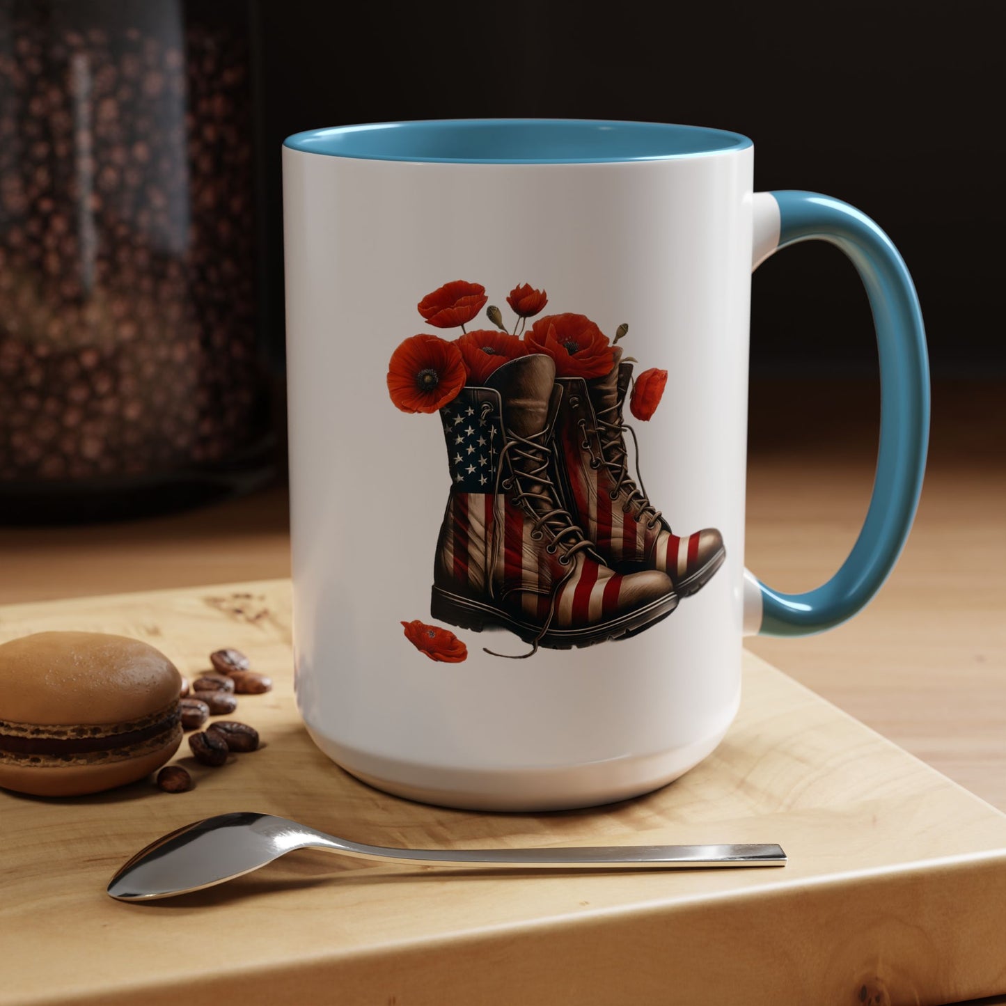 4th of July Mug - Fallen Soldier Boots
