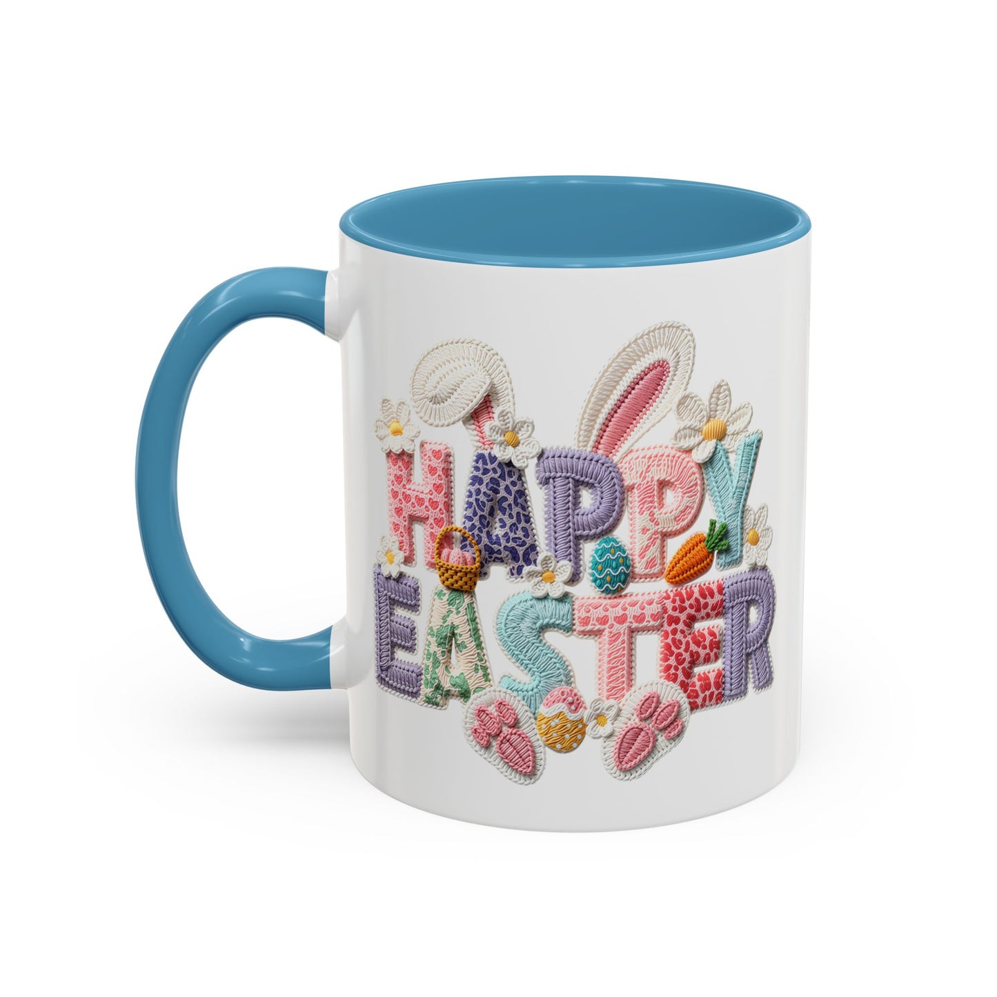 Easter Mug - Happy Easter Latch Yarn