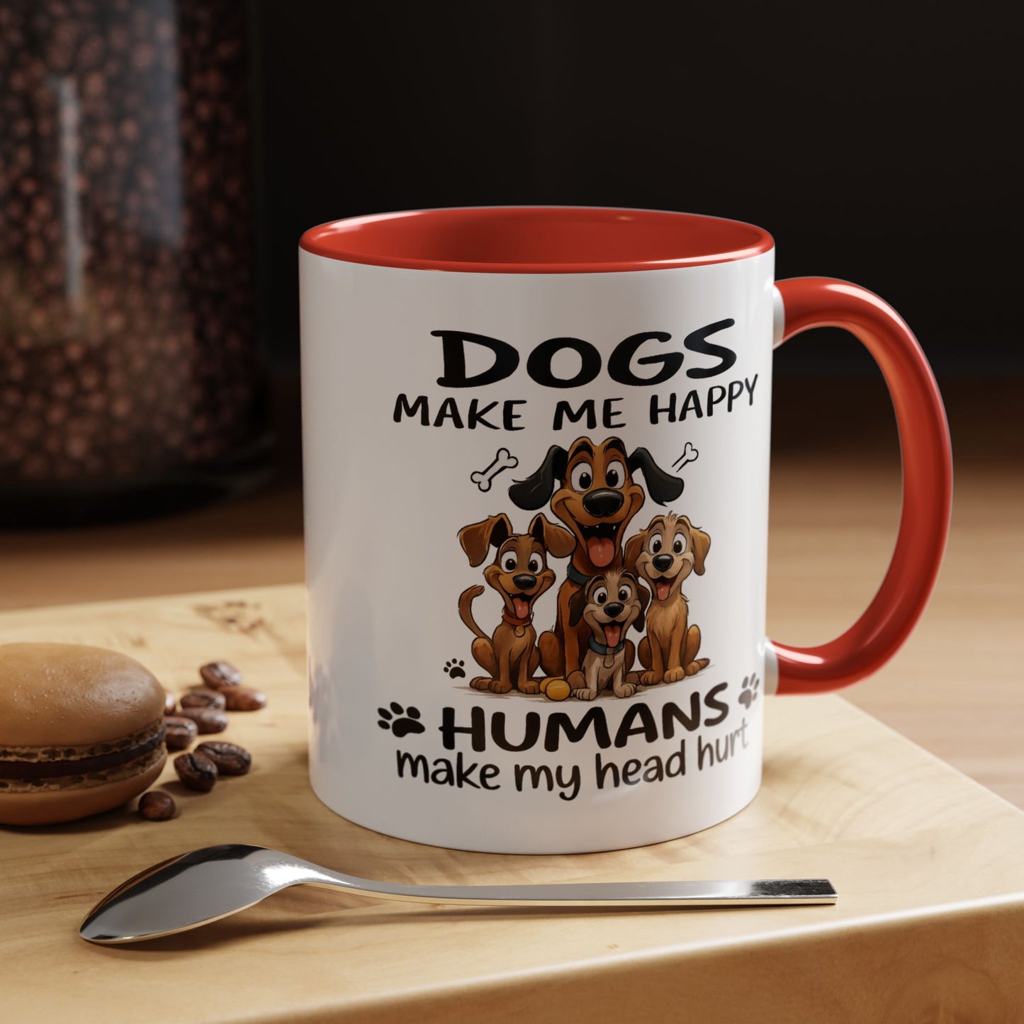 Animal Mug - Dogs Make Me Happy
