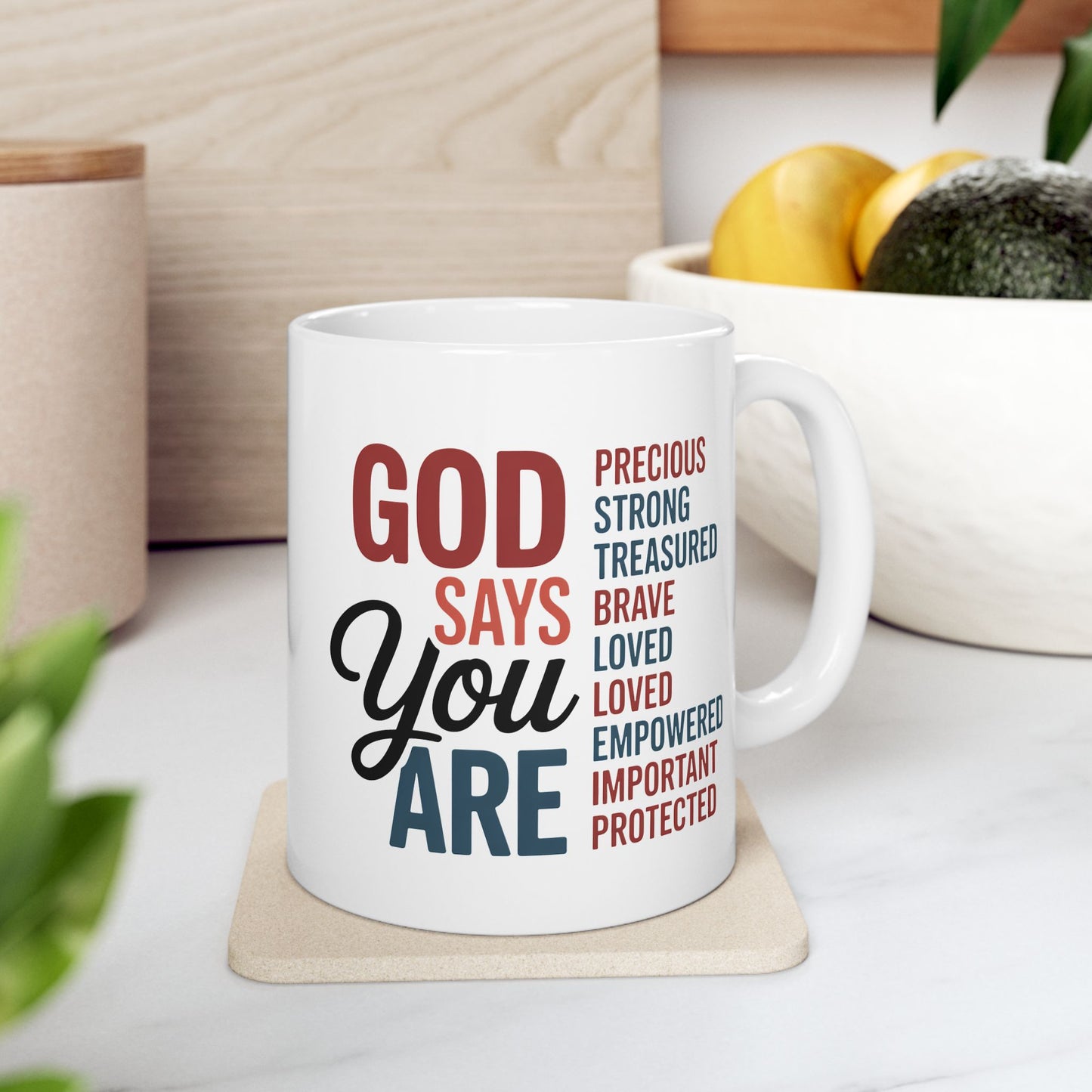 Religious Mug - God Says You Are
