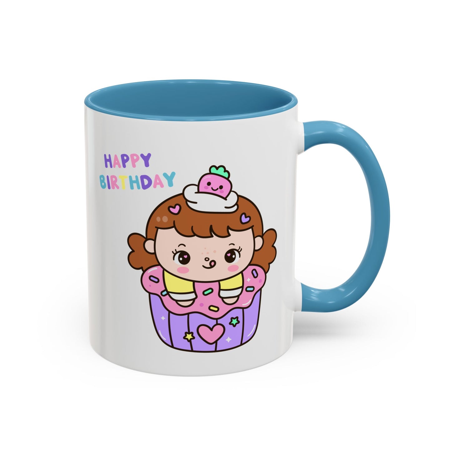 Birthday Mug - Cute Girl Cupcake