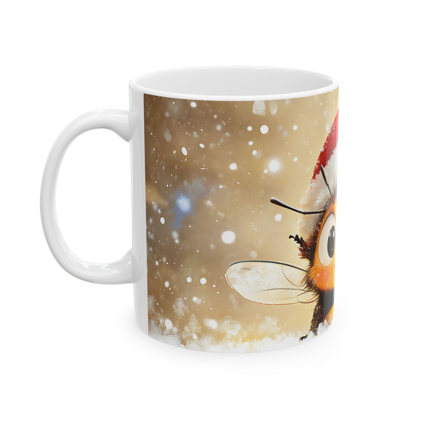 Christmas Mug - Smiley Bee