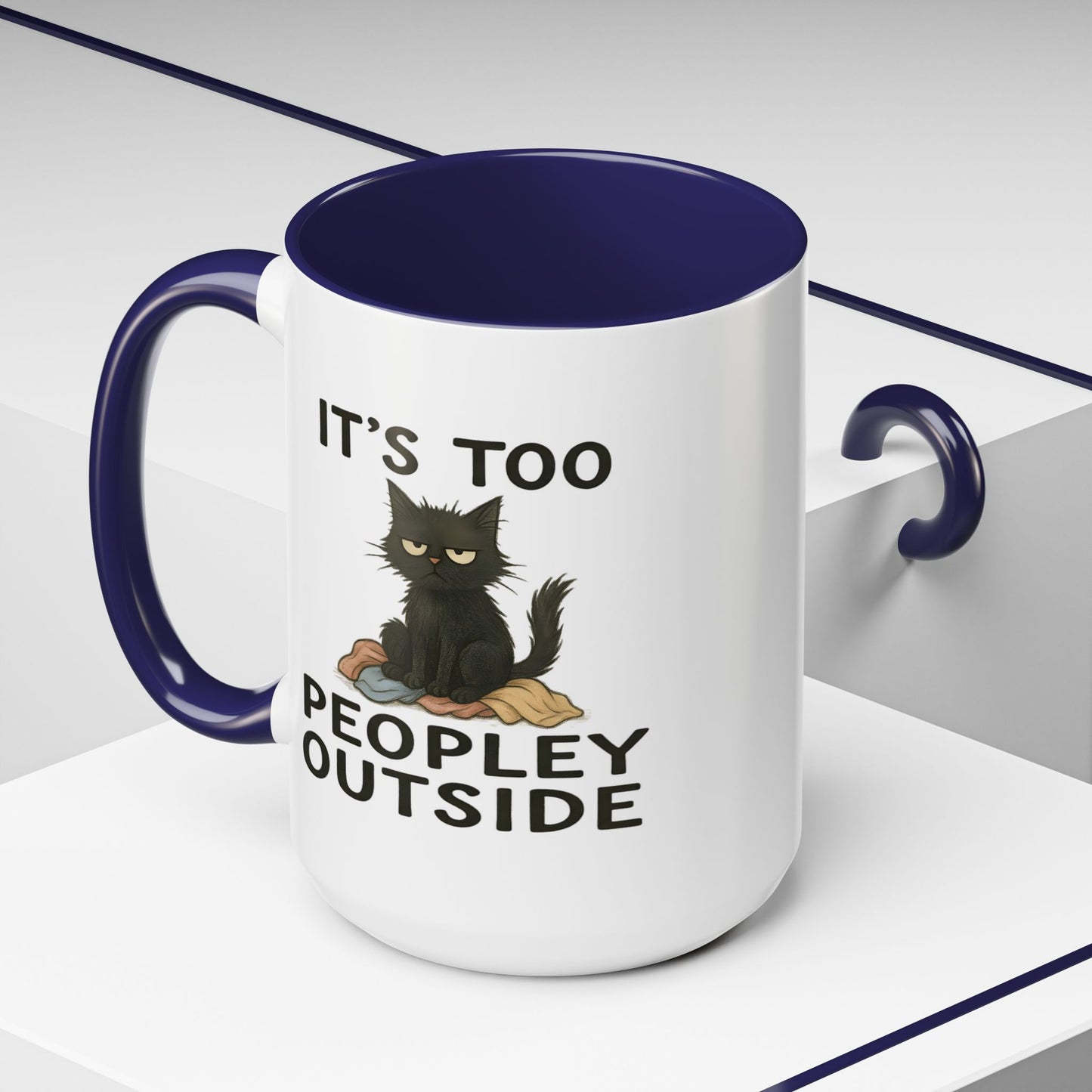 Animal Mug - It's Too Peopley Outside