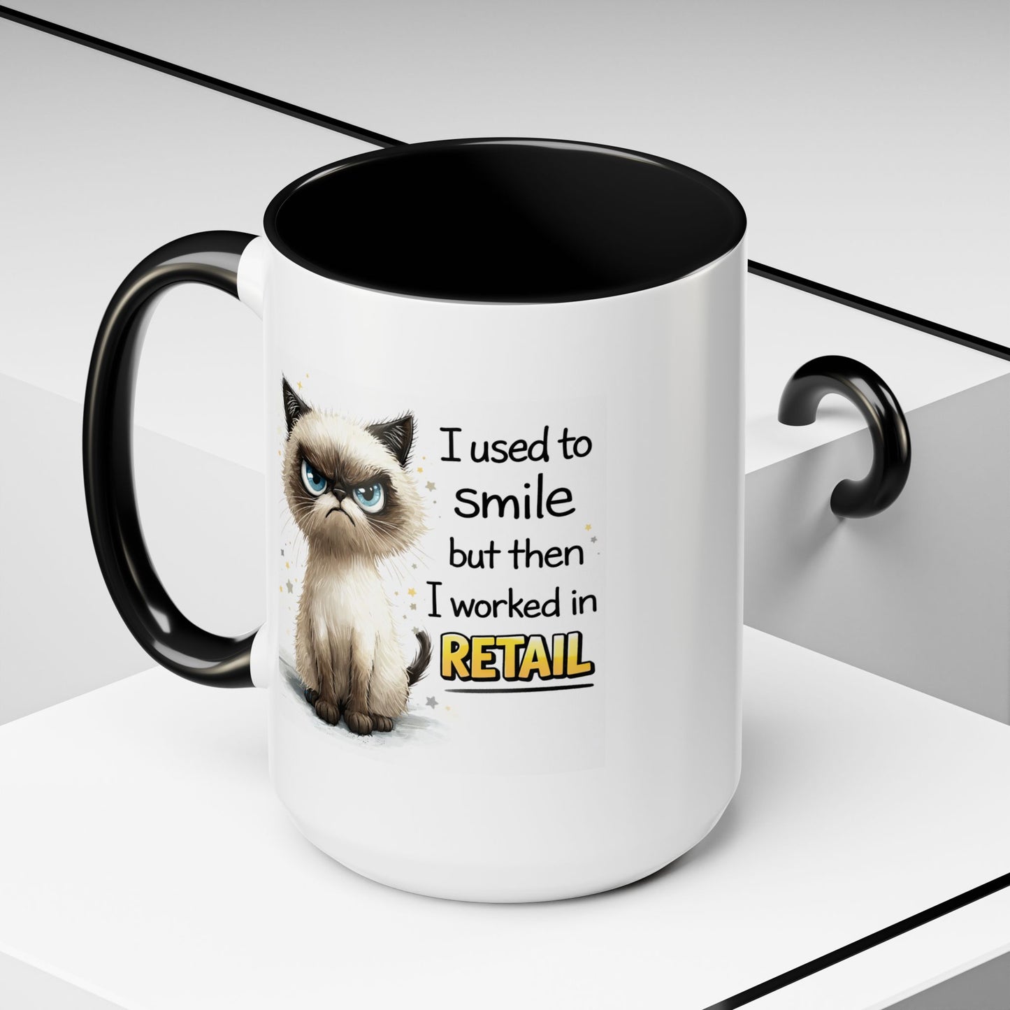 Humor Mug - I Used To Smile