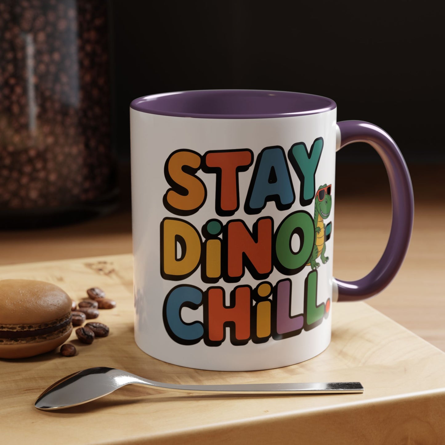Humor mug - Stay Dino Chill