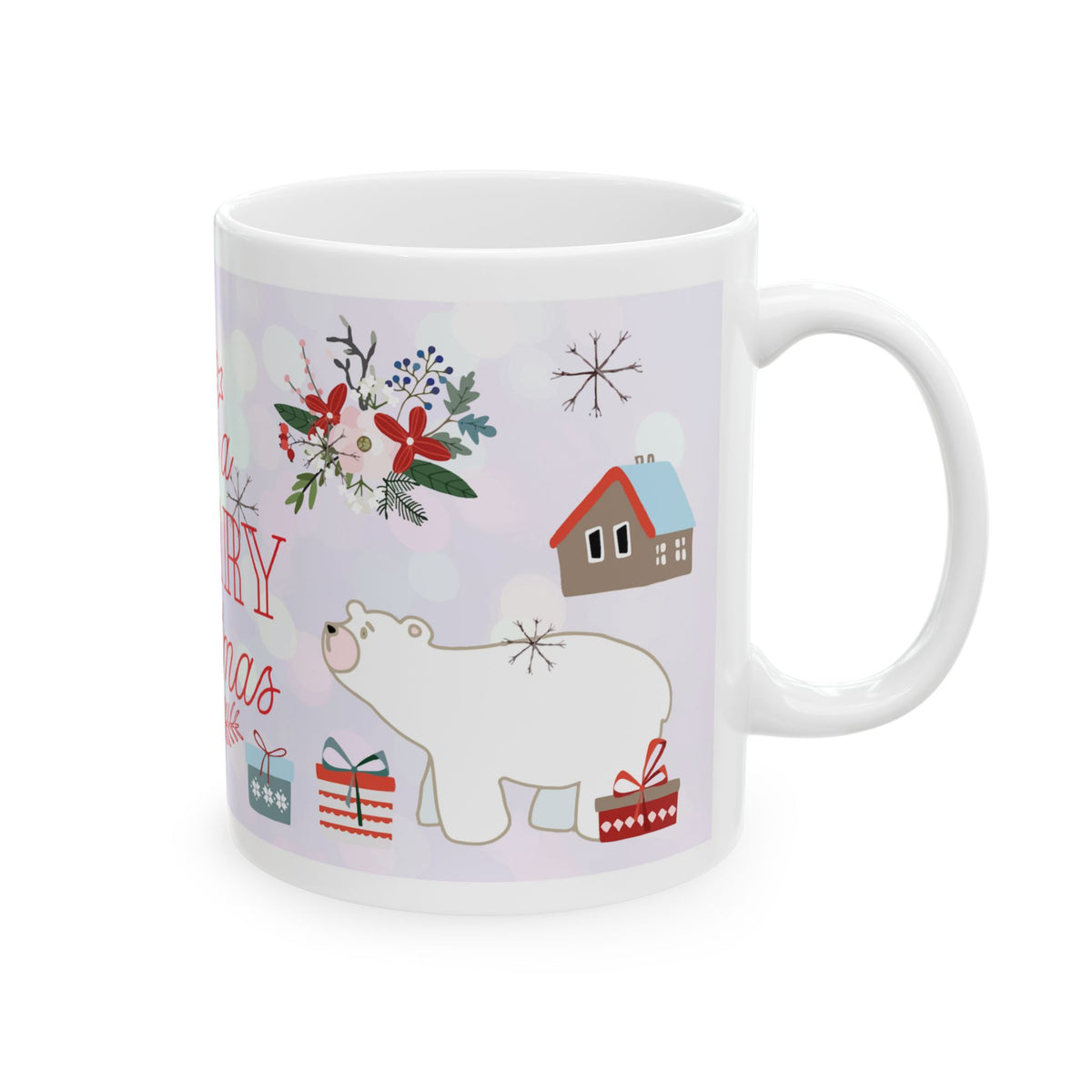 Chistmas Mug - Have a Merry Christmas Polar Bear Wrap