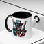 4th of July Mug - Skeleton with American Flag
