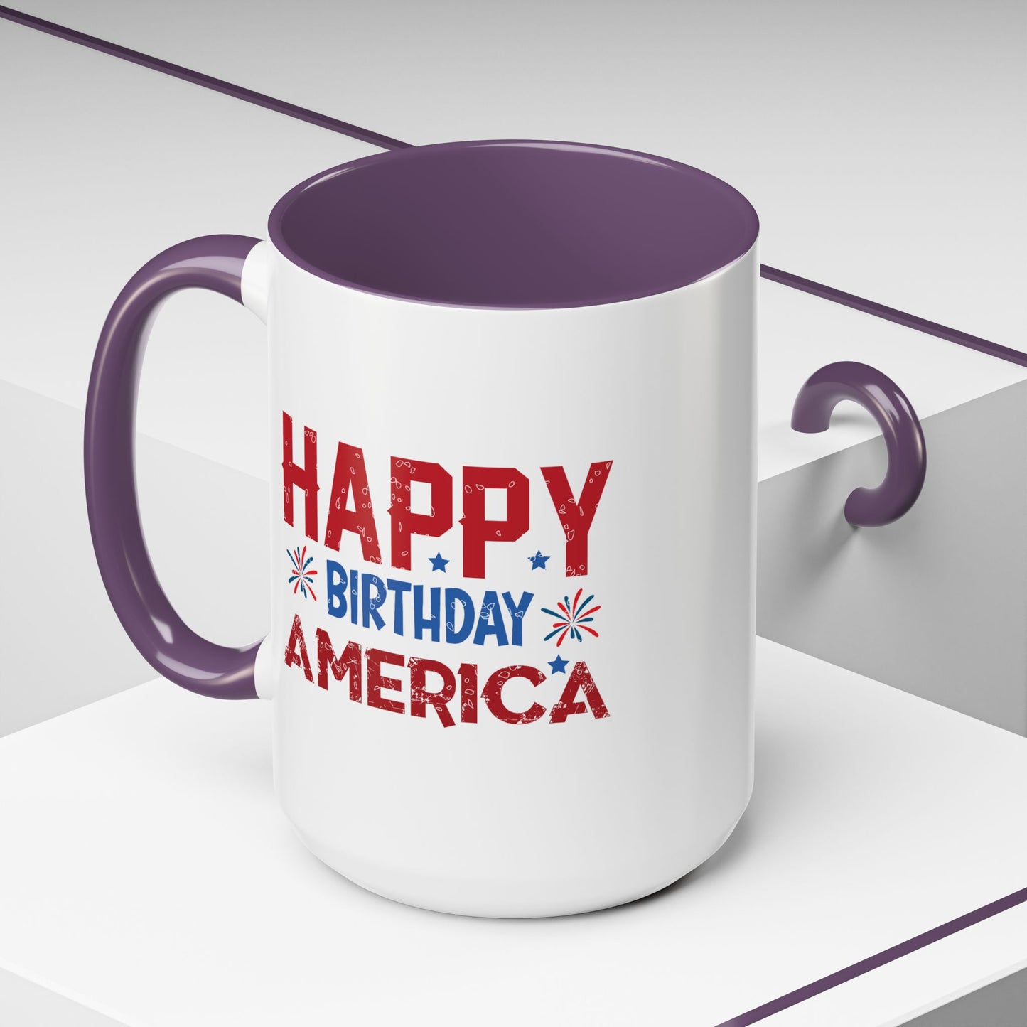 4th of July Mug - Happy Birthday America Celebrations