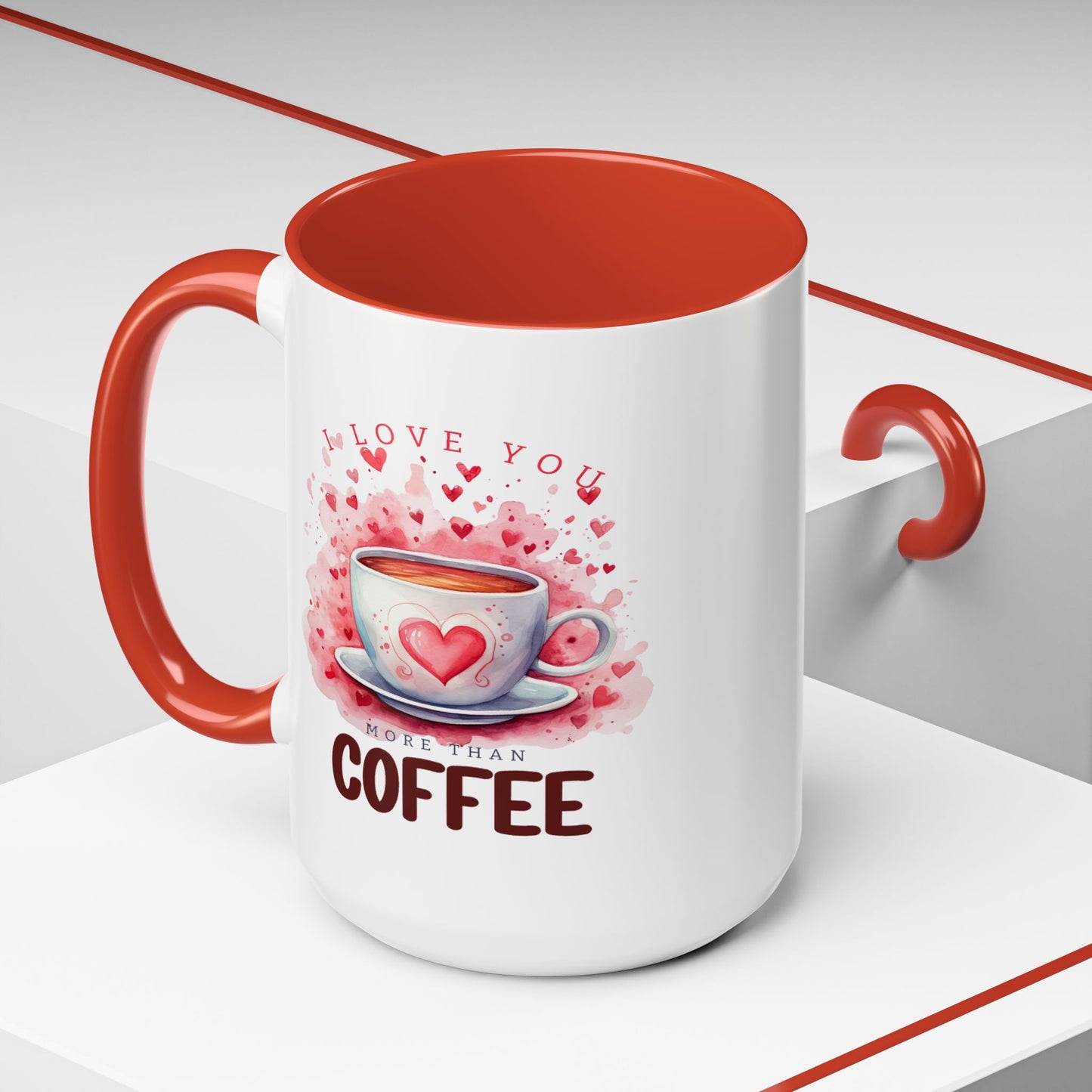 Anniversary Mug - I Love You More Than Coffee