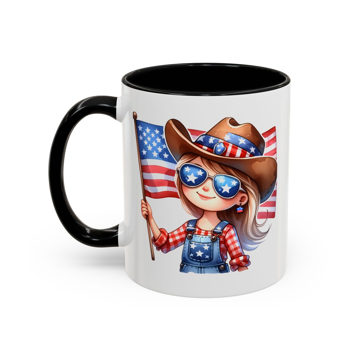 4th of July - Cowgirl Flag