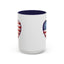 4th of July Mug - Heart American Flag