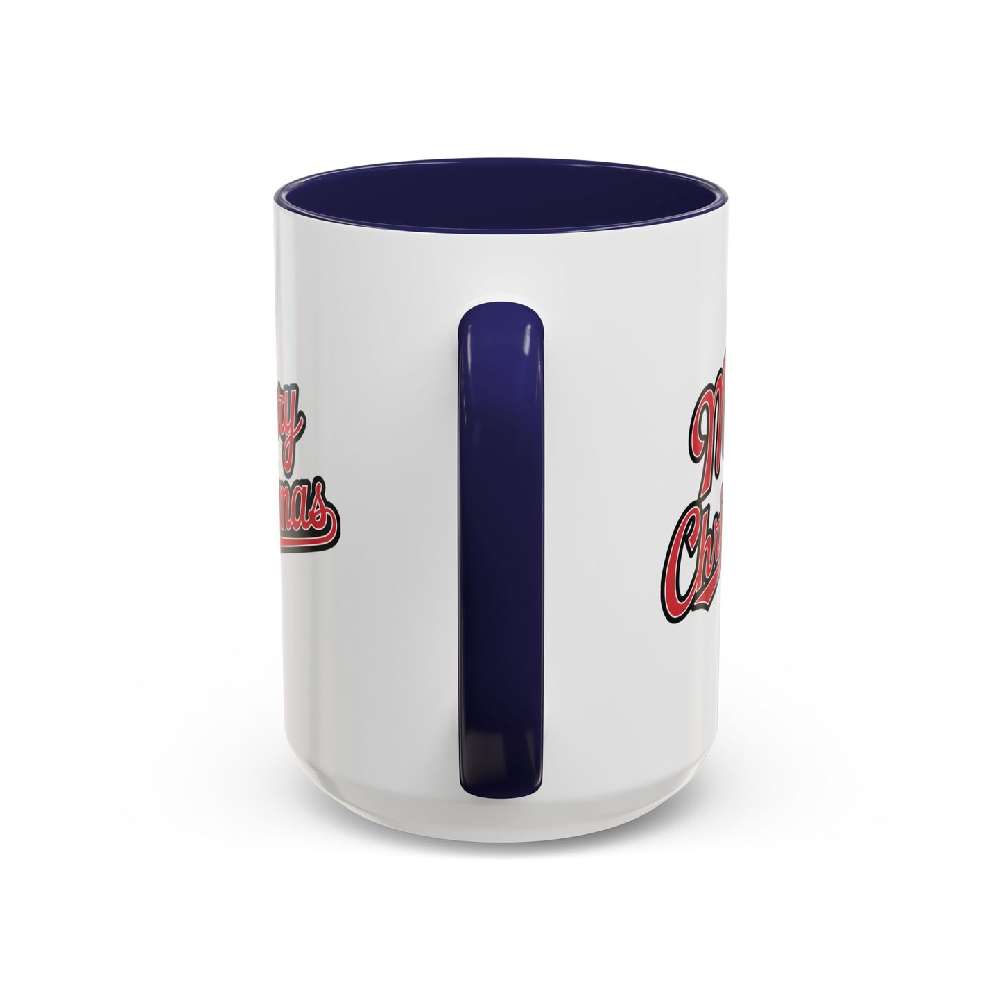 Christmas Mug - Merry Christmas Red & Black Baseball Text
