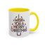 Christmas Mug - I Wish You a Merry Christmas Present Treee