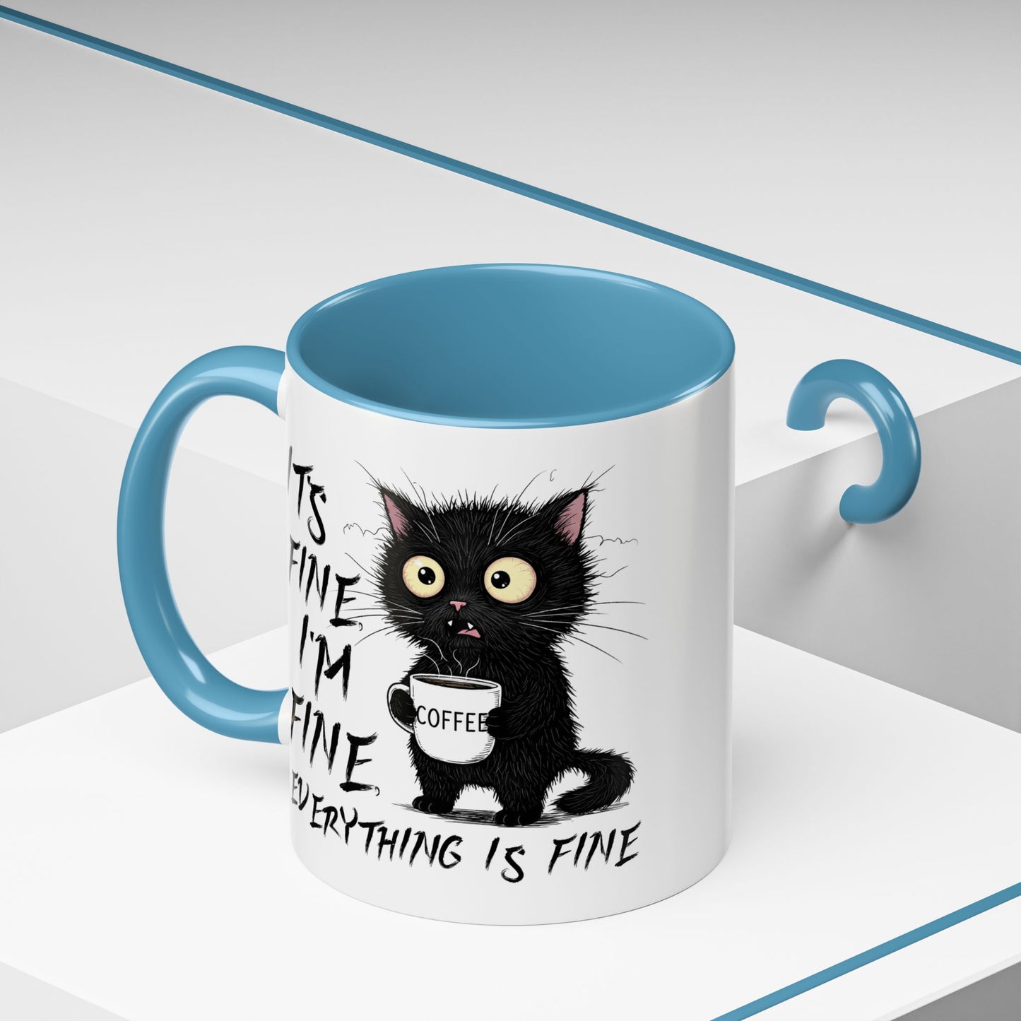 Animal Mug - It's Fine I'm Fine Everything is Fine
