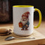 Christmas Mug - Old Gnome with Present