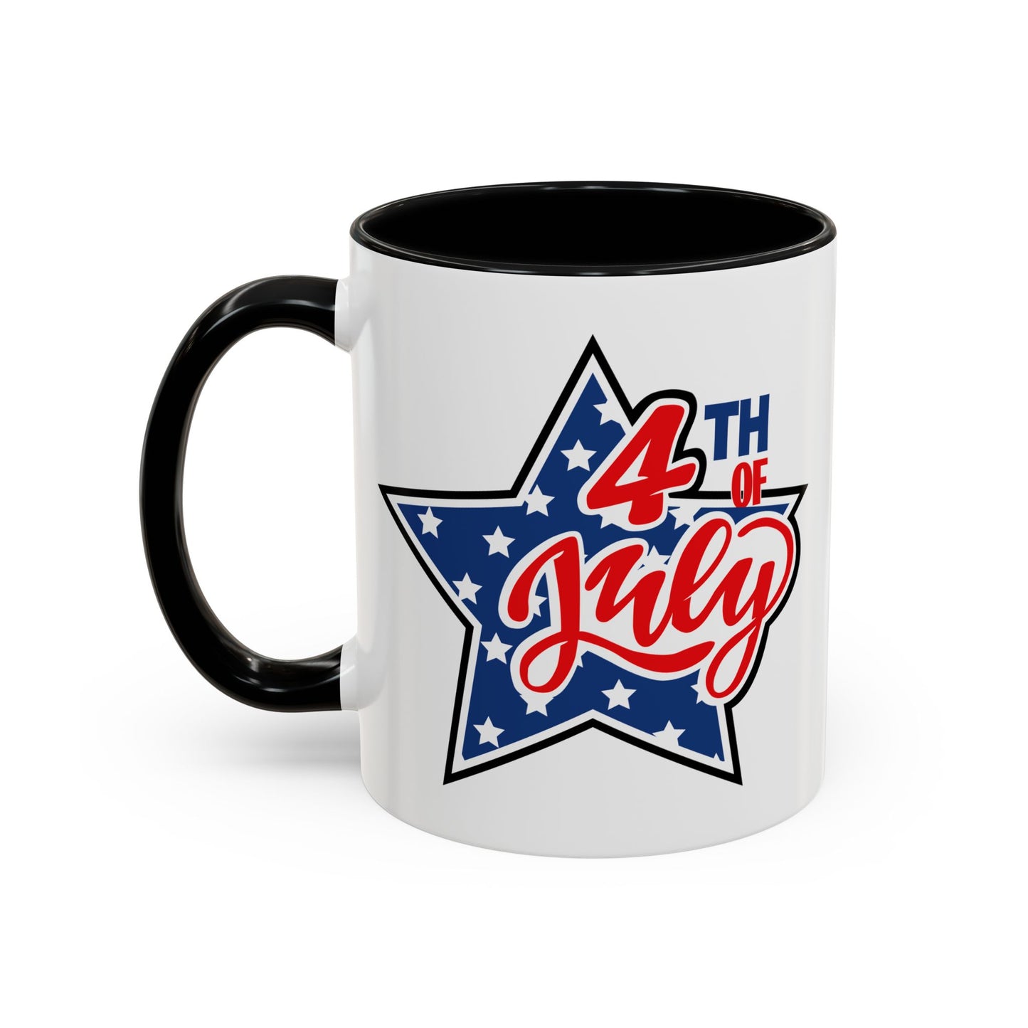 4th of July Mug - 4th of July Star Flag