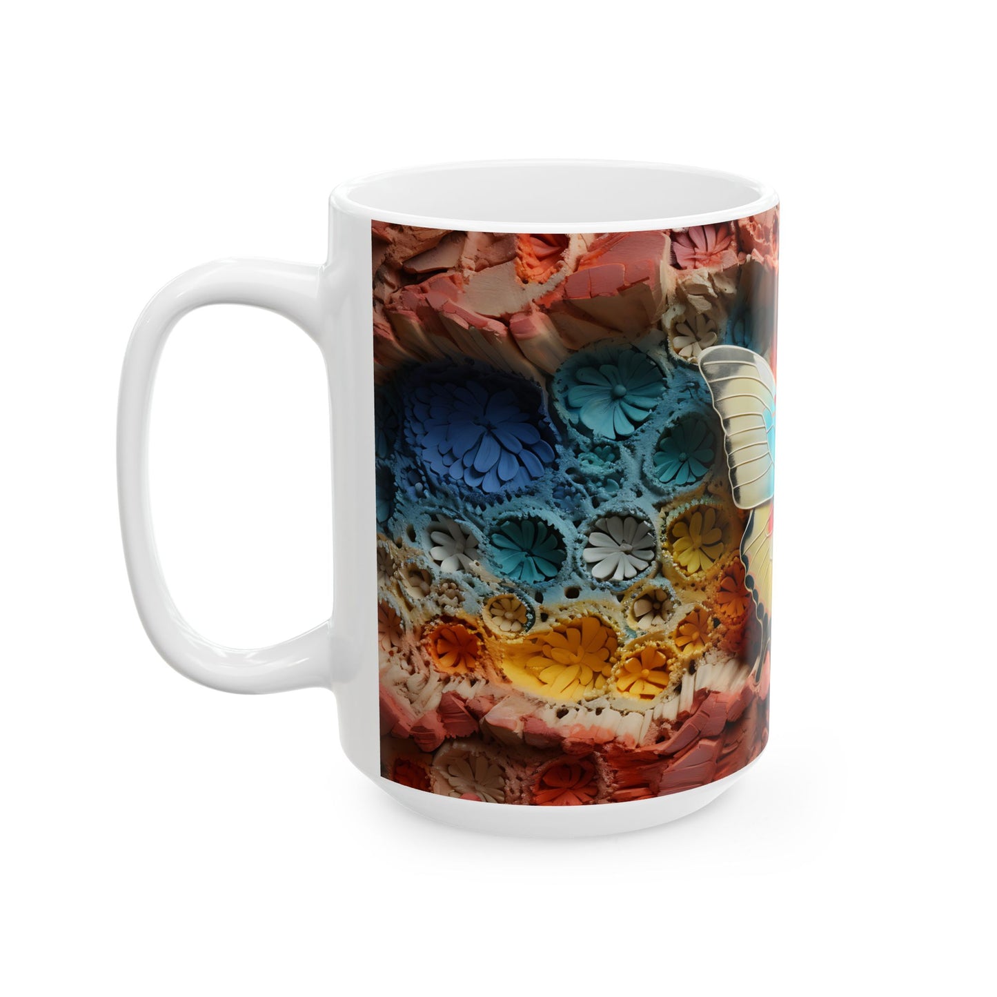 Artistic Mug - Colorful Butterfly 1