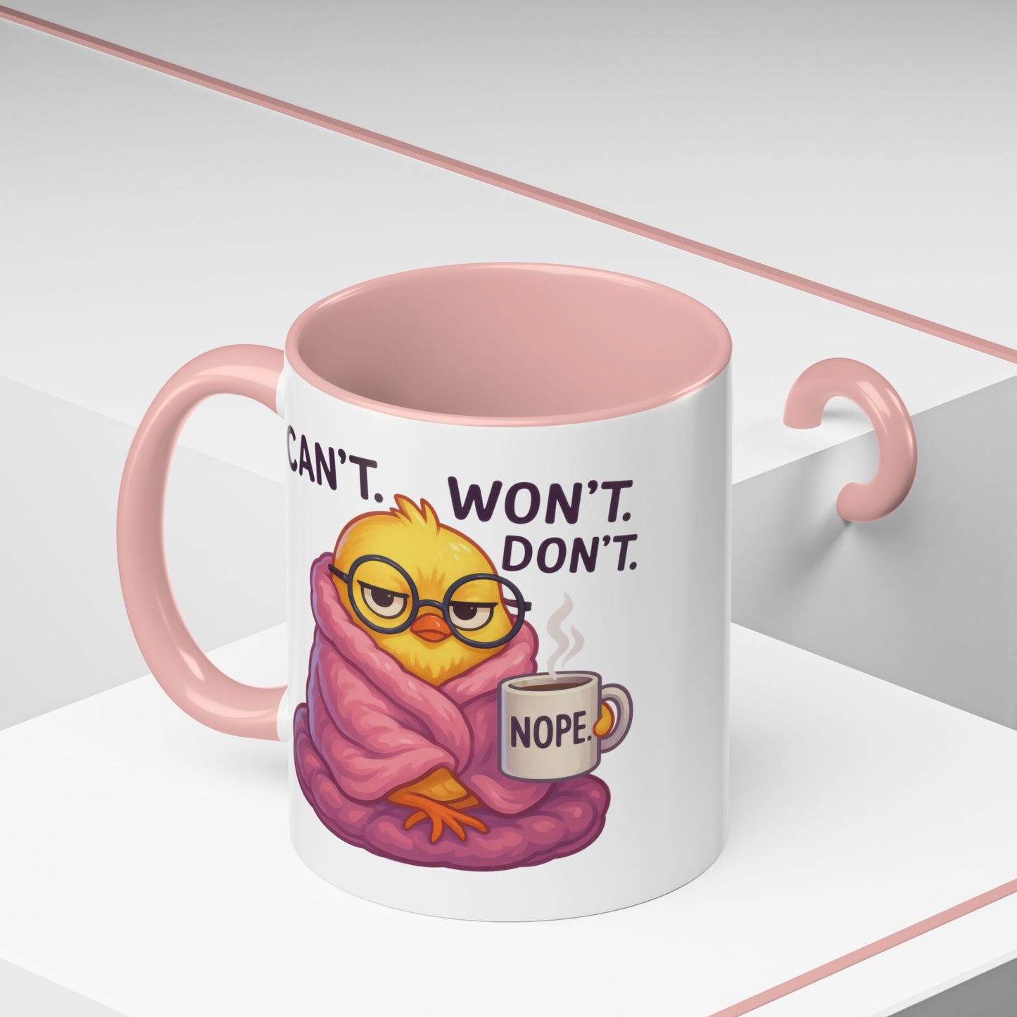 Office Mug - Can't Won't Don't